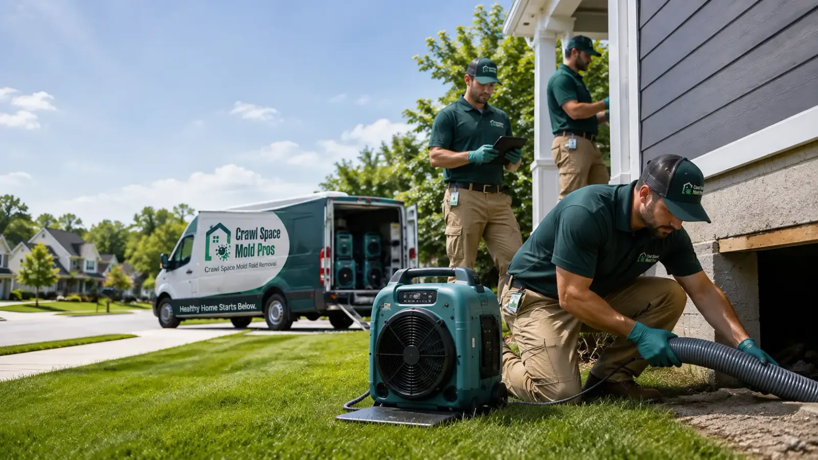 Crawl Space Mold Removal in Somerset, IN